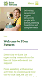 Mobile Screenshot of edenfutures.org